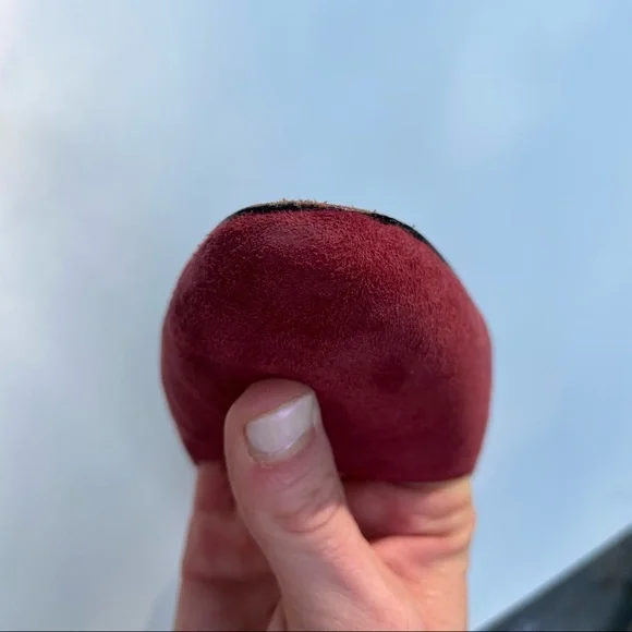 Cole Haan Eliree Pump 55mm Block Heel Burgundy Wine Suede Leather Sole Size 8 - Picture 10 of 15